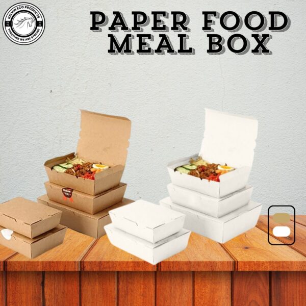 750ml (26oz) Paper Food Meal Box